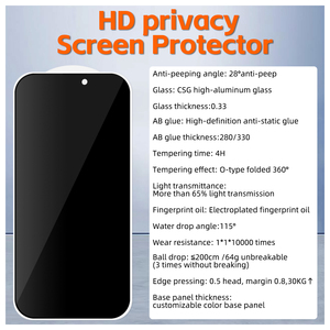 Protector de Pantalla de Privacidad HUAHUO, Película de Vidrio Templado Anti-Espía para Teléfonos Móviles Samsung Galaxy A05 A26 A16 A06 - Product Image 2