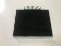 Segmen Tampilan LCD Kustom VA BTN, Alat Kontrol Suhu Layar Sentuh Putih Pada Hitam