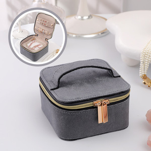 Bolsa de Viaje de Piel Sintética de Lujo con Logotipo Personalizado, Bolsa de Almacenamiento para Joyas, Anillos, Aretes y Collares, Envoltorio de Regalo - Product Image 5