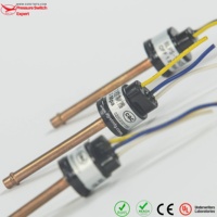 Pressostati a ripristino automatico Egret BLPS-YKHL02, mini regolatore di pressione con connettore rapido a forcella, contatti DPDT, precisione 3%