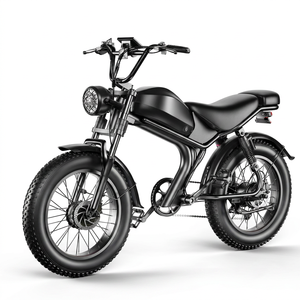 Nuevo modelo E-moko C-93, motocicleta eléctrica de 2000w con motor dual, batería de 23ah y neumáticos gruesos. Precio de fábrica. Envío gratuito a todo el mundo. - Product Image 1