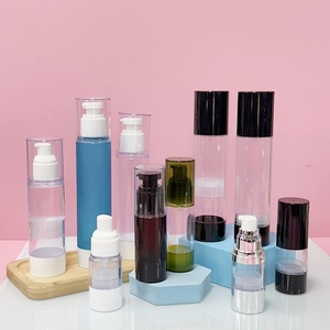 ขายส่งขวดปั๊มสุญญากาศพลาสติก AS ขนาด 15 มล. 30 มล. 50 มล. 80 มล. 100 มล. 120 มล. สำหรับเครื่องสำอางแบบหมุนขึ้น  ผู้จัดจำหน่าย - Product Image 6