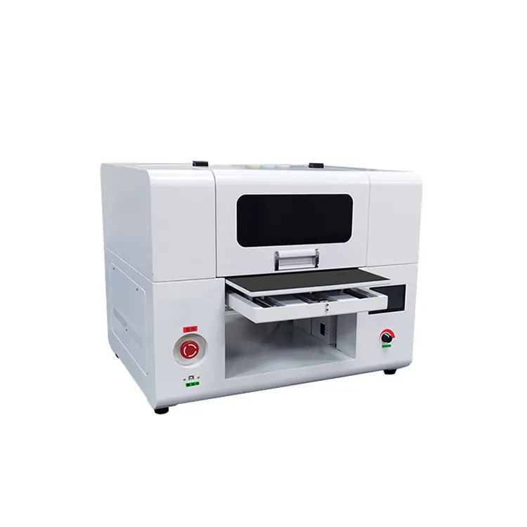 Hot Sale Uv Printer A3 Size Uv Digital Dtf Printer Cmyk White Varnish Label Sticker Printing Machine