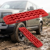 Planche de traction compacte pour voiture de 69 cm, portable, pour la récupération hors route, antidérapante, pour la neige, la boue, tapis de traction d'urgence