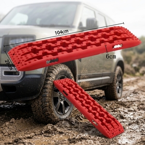 Tabla de tracción compacta para <span class=keywords><strong>coche</strong></span> de 69 cm, portátil, para recuperación todoterreno, antideslizante, para nieve y barro, tapete de escape. - Product Image 4