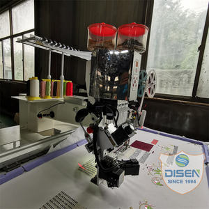 Ordinateur industriel plat casquette de cuir t-shirt chapeau unique tête broderie machine 10 aiguille pour PR1050X Pr1000e PE770 Br-3620 - Product Image 5