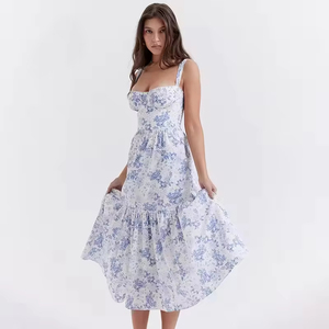 Diseño de prendas 18 años de experiencia en producción Fabricantes de fábrica Vendedores Boutiques Ropa Casual Mujeres Vestidos de lino Mujeres - Product Image 3