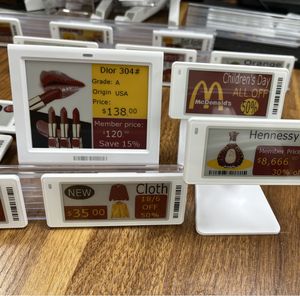 Système d'étiquettes de prix numériques pour supermarchés de 3,5 pouces, fabricant, écran E-ink Epaper ESL, étiquette de prix pour magasin, étiquette de rayon électronique - Product Image 1