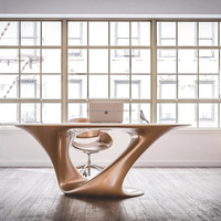 Table de réception moderne pour bureau, mobilier de bureau durable, table de hall personnalisable, bureau d'accueil d'entreprise