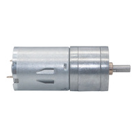 25mm JGA25-370 Mini Moteur DC 12 Volt 3V-24V Couple Élevé Basse Vitesse Moteur Électrique Inversé Moteur De Réduction 12 v Moteur À Engrenages