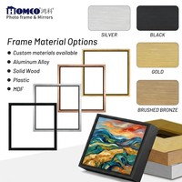 Homco - Art mural sur toile encadrée personnalisée - Impression 16x20 24x36 pouces - Peinture - Cadre en bois ou en aluminium - Décoration de salon - HKX-7