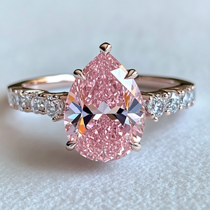Anillo de Compromiso de Oro de 10K, 14K, <span class=keywords><strong>18K</strong></span> con Moissanita de 2CT VVS, Anillo de Boda para Mujer con Certificado GRA, Joyería Personalizada de Fábrica SGARIT - Product Image 5