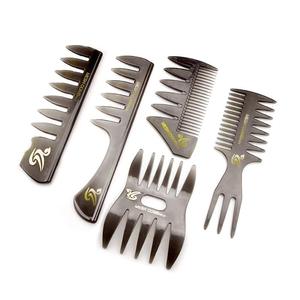 Peine de plástico de dientes anchos para hombre, estilo retro, para peinados con efecto deslizante hacia atrás, ideal para salones y barberías. - Product Image 4