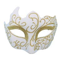 Masque de mascarade vénitien pour Halloween, fête pour adultes, masque intégral en PVC, forme ronde, utilisation en extérieur, pour tous les âges