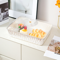 Opbergorganizer voor thuis, creatieve plastic opbergbakjes, milieuvriendelijk, modern, luxe, voor snacks, fruit, sieraden, parfum, cosmetica.