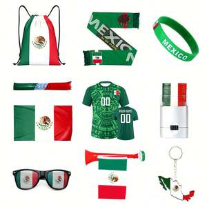 Kit Personalizado para Fanáticos del Fútbol 2026, Set de Animación para la Copa Mundial de Fútbol en EE. UU. con Logotipo del Equipo, Accesorios para Fiestas y Eventos Deportivos - Product Image 4