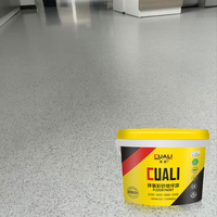 Peinture Époxy au Sable Coloré pour Sols de Salle de Bain et Cuisine Revêtement Antidérapant et Imperméable pour Rénovation