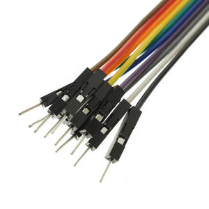 Cable de Prueba OKY0262-1 de 20 cm con Pinzas de Cocodrilo de 10 Pines, Cable de Puente con Conector Macho Dupont - Product Image 4