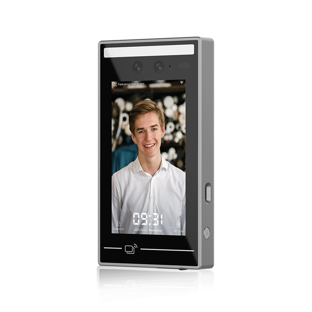 Face Recognition Attendance System QR Code Uface 7pro 7-inch Dynamic Face Access Control System Biometric Product