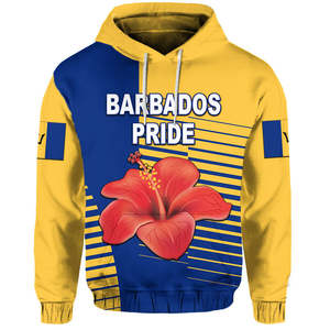 Alta calidad <span class=keywords><strong>Bandera</strong></span> de <span class=keywords><strong>Barbados</strong></span> Sudaderas con capucha de talla grande Escudo DE ARMAS DE <span class=keywords><strong>Barbados</strong></span> Suéter con capucha Ropa Streetwear al por mayor - Product Image 3