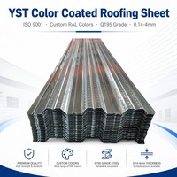 Lámina de Techo Corrugada Galvanizada con Recubrimiento de Color Q195 Z30-Z40 para Construcción de Edificios con Corte y Doblado