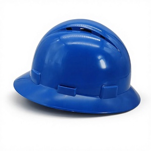 공장용 풀 브림 HDPE 슬롯형 안전모 건설 산업 광업 작업자용 안전모 맞춤형 로고 E급 - Product Image 4