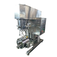 Mélangeur planétaire automatique sous vide en acier inoxydable de laboratoire avec moteur, boîte de vitesses et pompe pour la fabrication d'additifs alimentaires, 380V, capacité 5L