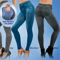 Stylish & Hot Leggings Look Like Jeans at Affordable Prices 