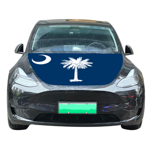 Funda para Capó de Coche con Bandera de <span class=keywords><strong>Carolina</strong></span> del Sur, Cubierta para Capó de Coche con Bandera de <span class=keywords><strong>Carolina</strong></span> del Sur, Pancarta para Capó de Coche, Funda para Motor con Bandera de <span class=keywords><strong>Carolina</strong></span> del Sur - Product Image 3