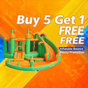 AirMyFun 420D+840D Château gonflable personnalisable en tissu Oxford avec toboggan, jeux amusants pour enfants - Product Image 2