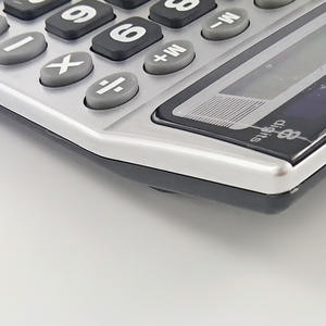 Calculatrice de bureau portable à 8 chiffres Kd3181a, avec fonction vocale, alimentée par batterie, en matériau Abs noir, pour usage au bureau - Product Image 1