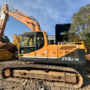 Excavadora de cadenas usada Hyundai de 22 toneladas para proyectos de ingeniería, importada, potente, con pintura original. - Product Image 1