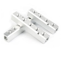Bloc de collecteur en aluminium usiné CNC de qualité supérieure pour systèmes hydrauliques et pneumatiques