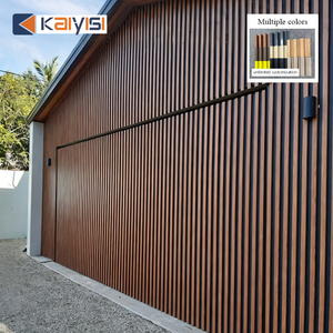 Porte <span class=keywords><strong>de</strong></span> <span class=keywords><strong>garage</strong></span> sectionnelle automatique en aluminium avec grille <span class=keywords><strong>de</strong></span> sécurité électrique pour villa - Product Image 5