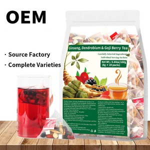 Tè Naturale Cinese alle Erbe per la Cura del Fegato, Tè Detox al Ginseng, Dendrobium e Bacche di Goji per il Supporto Renale e la Salute Quotidiana - Product Image 5