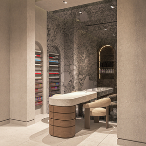 Peluquería profesional Diseño de interiores Salón de uñas de belleza personalizado Diseño de interiores Muebles de peluquería - Product Image 4