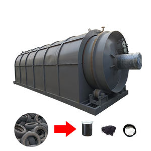 Planta de pirólisis de alta productividad de bajo precio para neumáticos Reciclaje de plásticos Máquina de gasolina de plástico Motor/Motor 1-300 Ton/día - Product Image 2