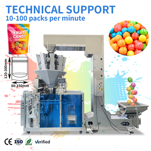Máquinas Automáticas de Alta Velocidad para Empacar Bolsas Preformadas Horizontalmente, para Frutas, Dulces, Granulados y Golosinas - Product Image 1