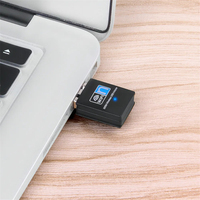 Carte Réseau Sans Fil Mini USB 2.0 Double Bande 802.11b/n/g 2026 avec Antenne Wi-Fi 300 Mbps Adaptateur 2.4 GHz 300m pour Ordinateurs Portables