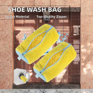 Wholesale Premium Zipper Custom Foldable Modern Bathroom Shoes <b>Laundry</b> Bag Fabric Pluffy Fibers for Washing Machine Use Clothing - Product Image 2