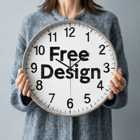 Jam Dinding Logo Kustom Tanpa Suara Tanpa Bunyi Tik-tok untuk Hadiah Promosi Kantor Desain Gratis Ruang Modern Dekorasi Bisnis