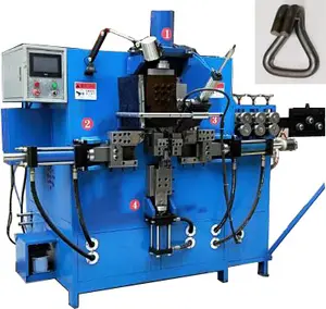 Automatic Hydraulic D6mm Metal Wire J Hook Forming with Butt Welding Machine for Factory Price