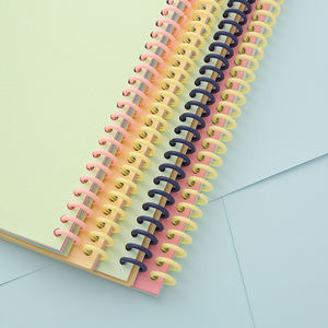 Venta al por mayor multi tamaño colores A4/A5 carpeta de anillas de plástico de alta calidad de PVC de plástico espiral anillos de la carpeta - Product Image 5