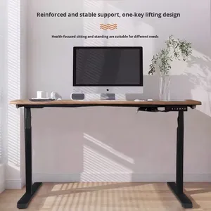 Thiết kế hiện đại điện bàn làm việc dài rắn gỗ eSports Bàn máy tính thông minh Bàn văn phòng - Product Image 4