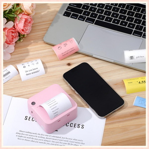 Fun Print Portable for Thermal Self-adhesive Plastic <b>Stickers</b> Photo <b>Printer</b> HD Mini 58mm 2D Label Maker - Product Image 5