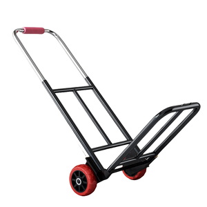 Carrito de Metal Plegable de Alta Calidad para Logística de Transporte con Banda Elástica, Carrito Pequeño para Comprar Verduras, Carrito Ligero - Product Image 4