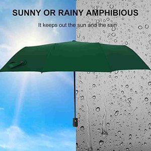 Customized Automatic 3 Folding <b>Umbrella</b> One Click Opening and Closing Sunshade Business Gift <b>Umbrella</b> Printed Logo - Product Image 2