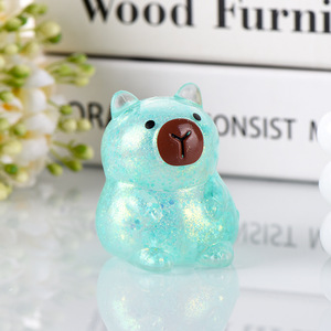 Kawaii Glitter Squishy Toy, Clear Maltose Decompression Toy, Cute Animal Party Favor <b>Gift</b> - Product Image 3