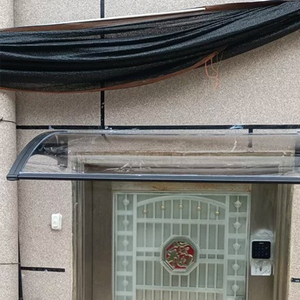 Guansu Nhà Máy Giá tùy chỉnh 60x100cm chất lượng cao ngoài trời dù để che nắng <span class=keywords><strong>Polycarbonate</strong></span> rắn tấm mái hiên - Product Image 5