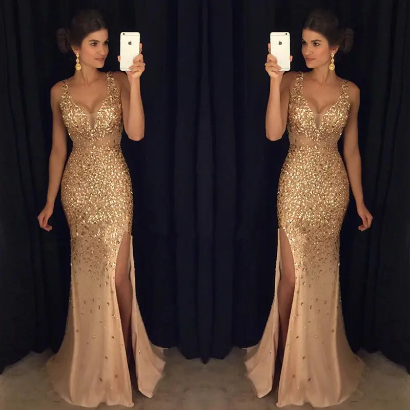 Plus Size Women's Dresses Party Prom Cocktail Evening Bridesmaid Dresses Stylish Sexy Sequin Dress For Women Vestidos